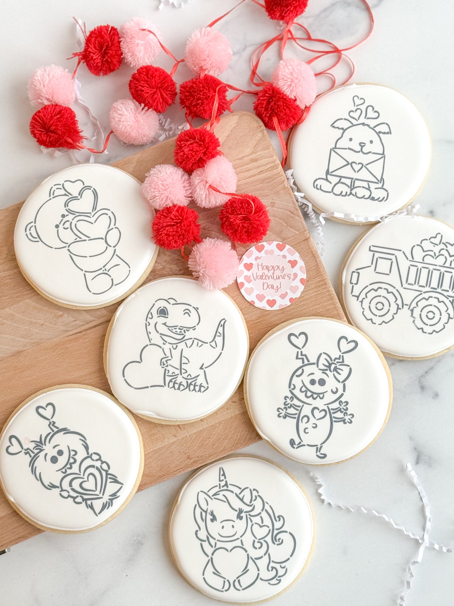 Paint Your Own Valentine’s Cookie