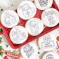 Paint Your Own Christmas Cookie